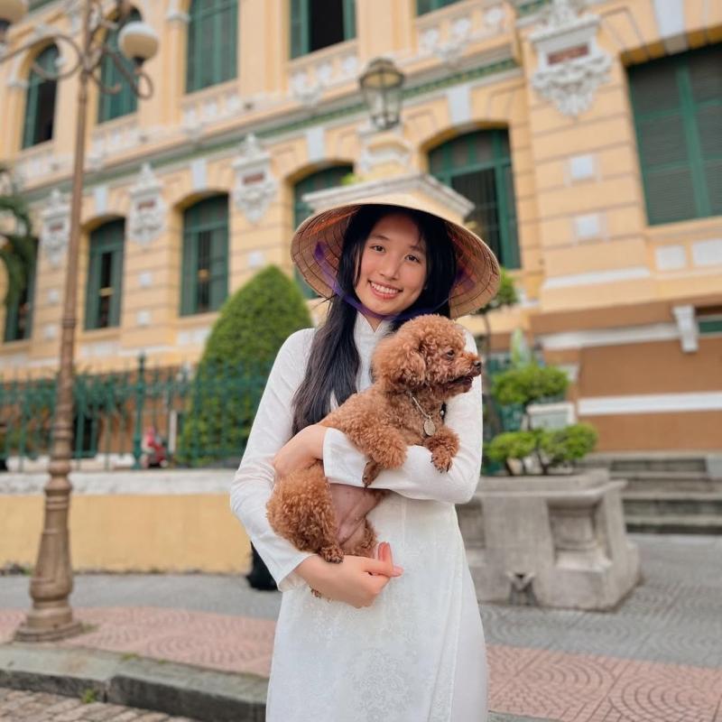 Jenny Huynh chup ao dai anh 12