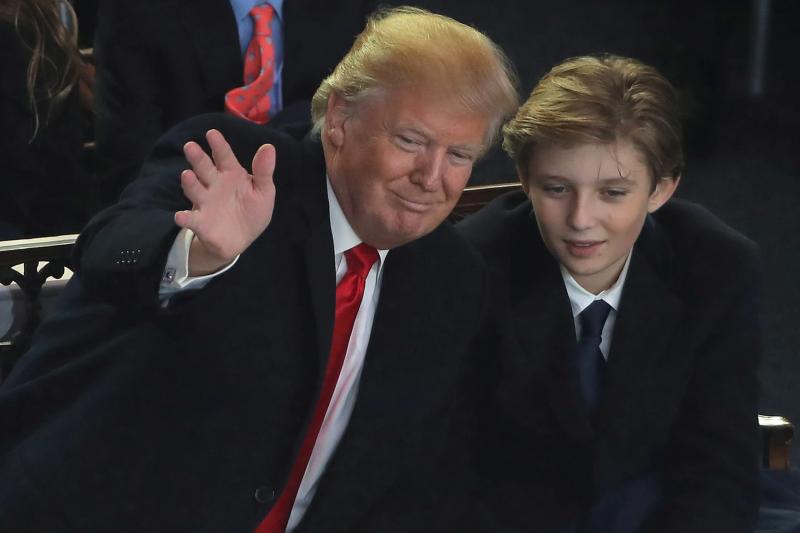 Barron Trump xuat hien anh 1